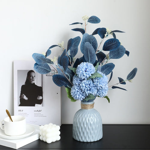 Eucalyptus & Chrysanthemum Artificial Flower Bouquet